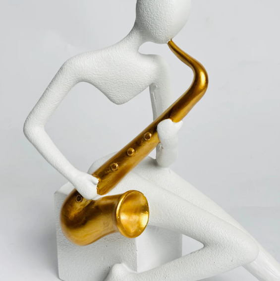 Men Musician Showpiece