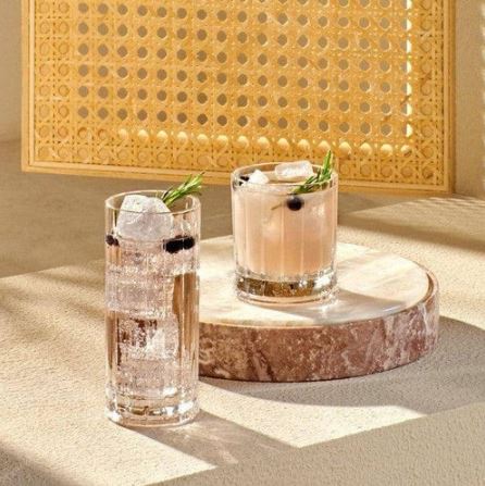Wayne Whiskey Tumblers 330ml, Set of 4