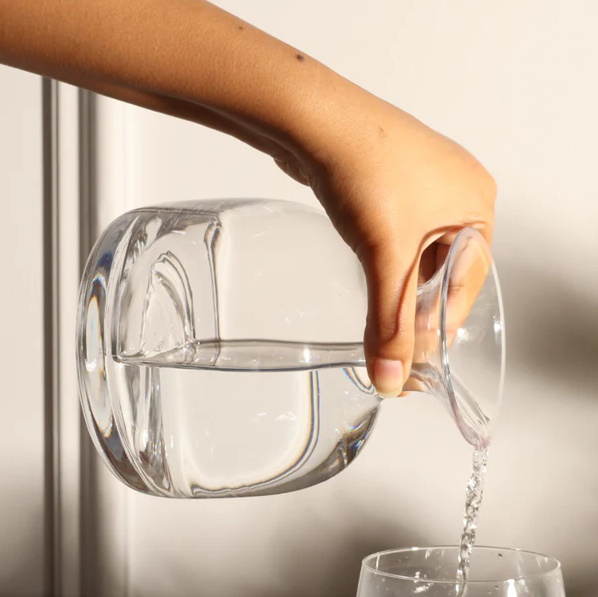 Sarabi Glass Water Carafe 750ml - Clear