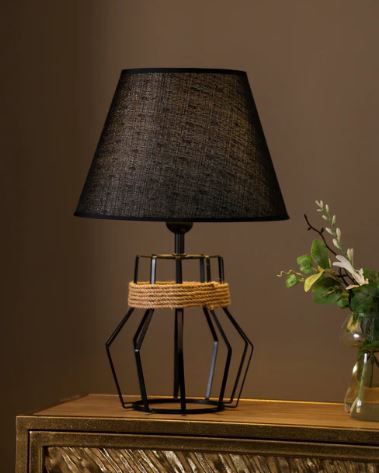 Ebony Table Lamp