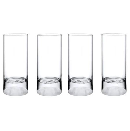 Club Ice Highball Glasses 420ml, Set of 4