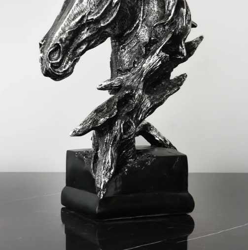 Horse Bust in Antique Finish