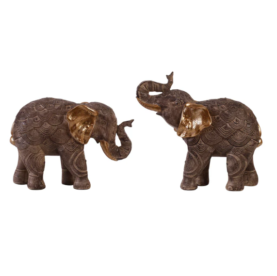 Trunk Up Triumphs Elephant Figurine (Single)