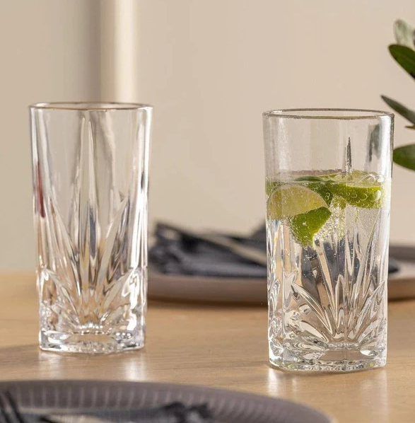Capri Long Drink Tumblers 390ml, Set of 4