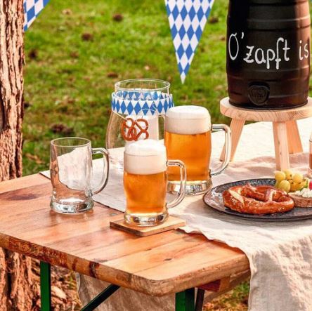 Taverna Beer Mugs 500ml, Set of 2