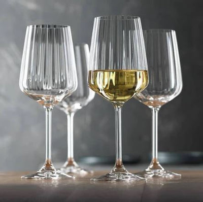 Lifestyle White Wine Glasses 440ml, Set of 4