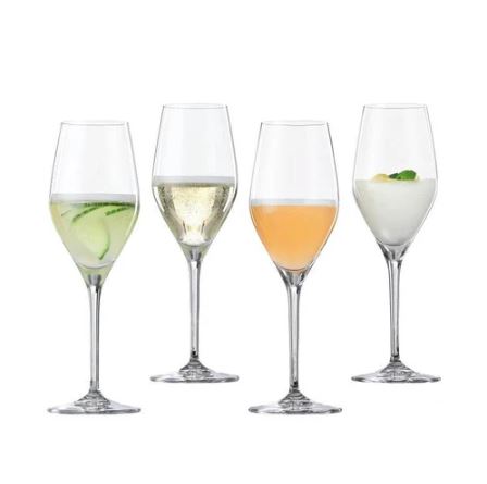 Special Prosecco Glasses 270ml, Set of 4