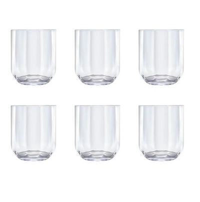 Jazz Rocks Whiskey Tumblers 350ml, Set of 6