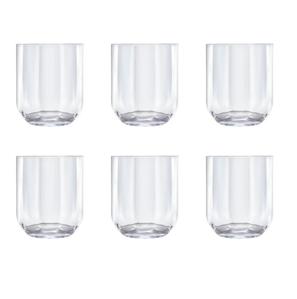 Jazz Rocks Whiskey Tumblers 350ml, Set of 6