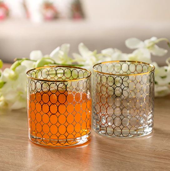 Golden Circle Whiskey Glass (Set of 6)