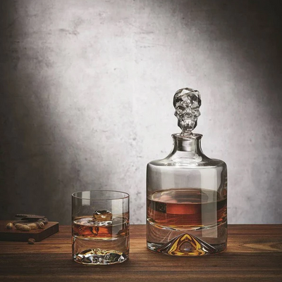 Shade Whiskey Decanter & Glasses Set