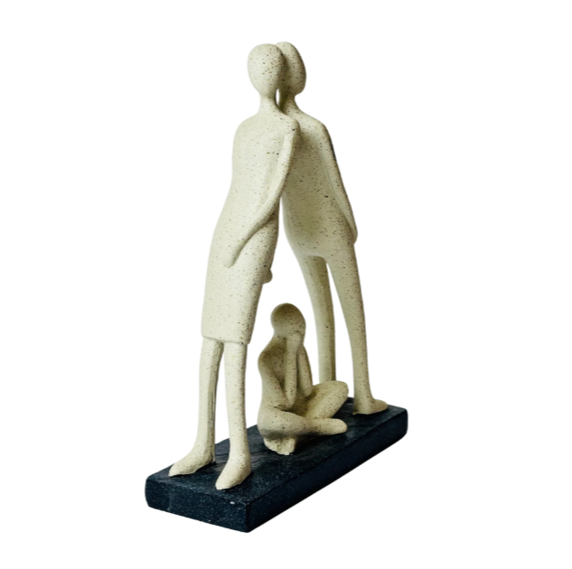 Modern Abstract Family Sculpture