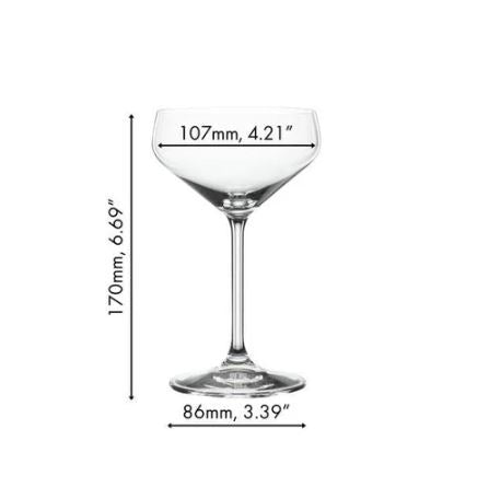 Style Coupette Glasses 290ml, Set of 4