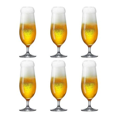 Classic Pilsner Glasses 460ml, Set of 6