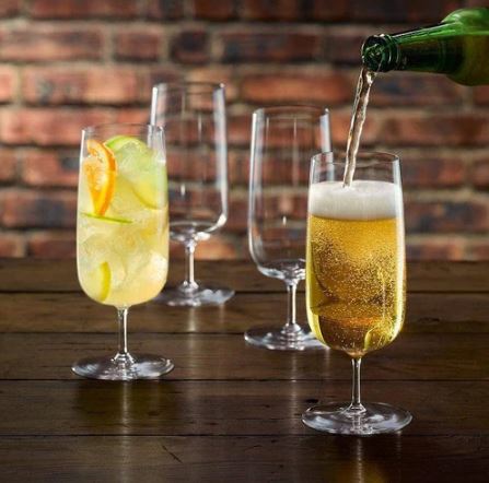 Borough Pilsner Glasses 440ml, Set of 4