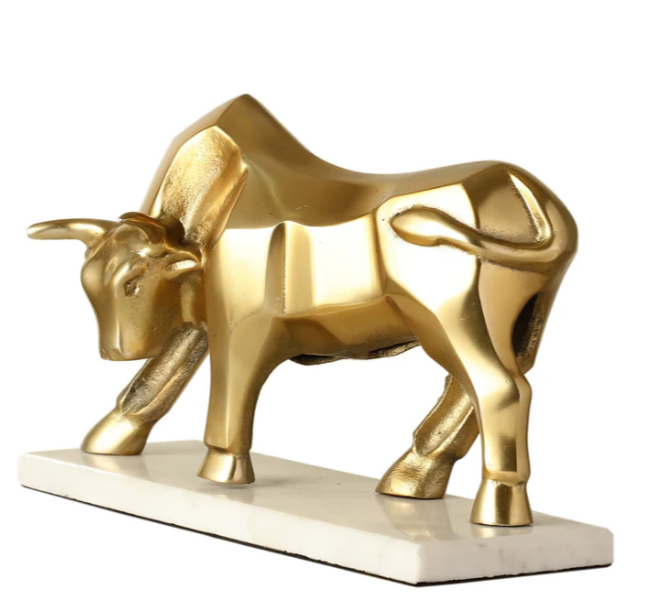Trevor Oversized Bull Decorative Accent