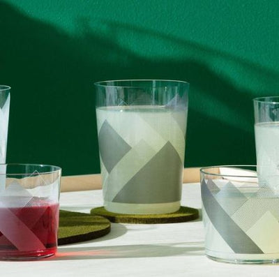 Peaks Tumblers 560ml, Set of 4 - Graphite