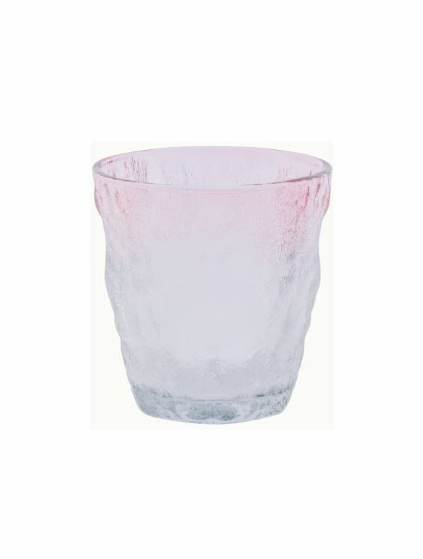 Pink Glacier Frosted Glass - 260 ml