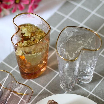 Divine Cocktail Glass with Gold Rim - Set Of 2