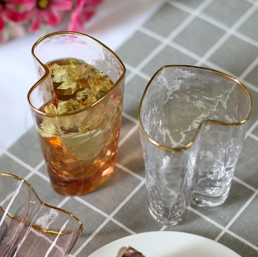 Divine Cocktail Glass with Gold Rim - Set Of 2