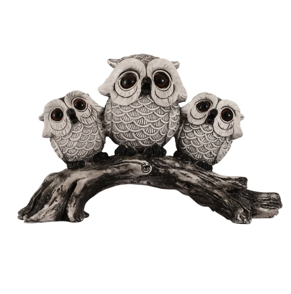 The Three Owl Family (Medium)