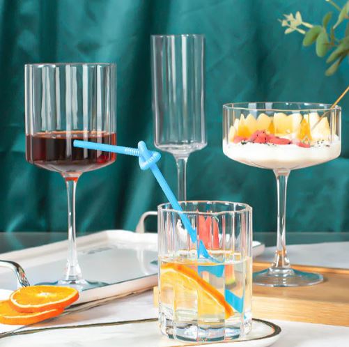 Blooming Cocktail Martini Coupe Glass - Set Of 4