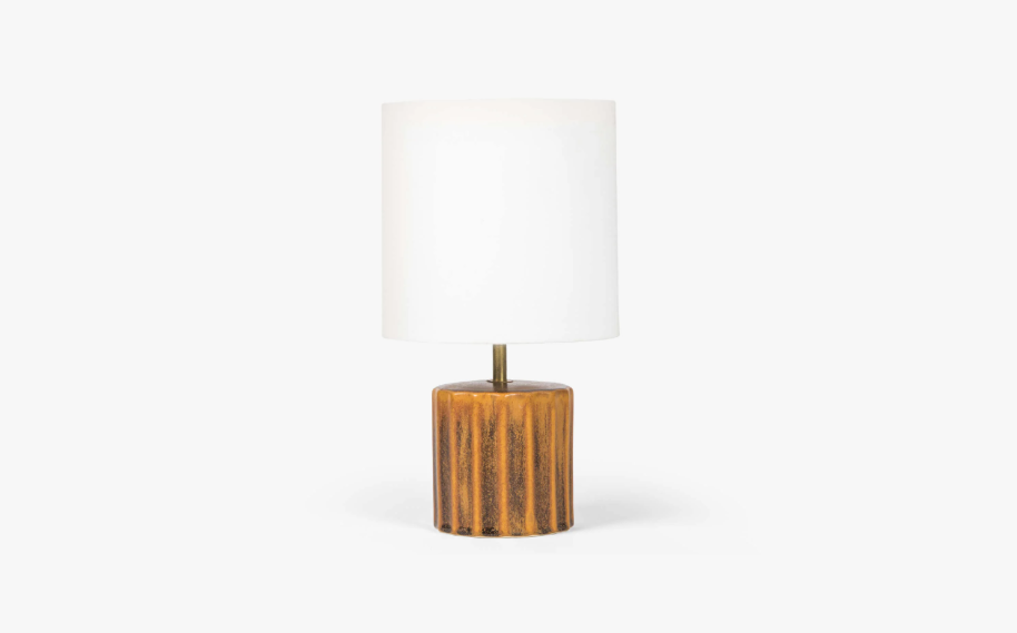 Doric Brown Table Lamp