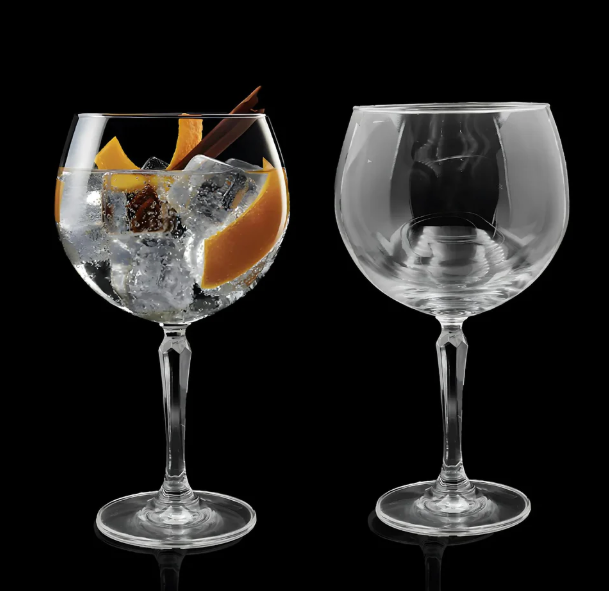 Diamond Cut Wine Glass - (Set Of 2)