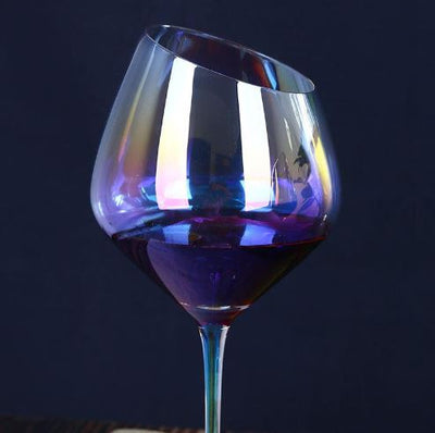 Slanting Pearl Wine Goblet - Set Of 2