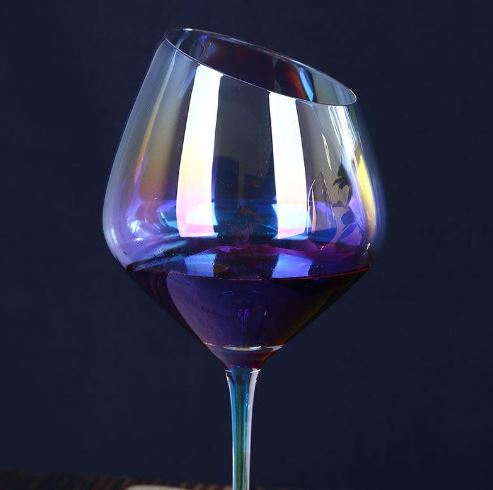 Slanting Pearl Wine Goblet - Set Of 2