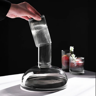 Juna Water Carafe with Tumbler - Smoke