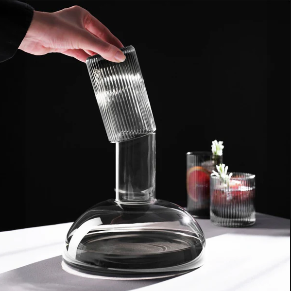 Juna Water Carafe with Tumbler - Smoke