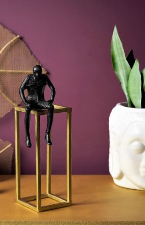 Modern Art The Thinker Table Accent