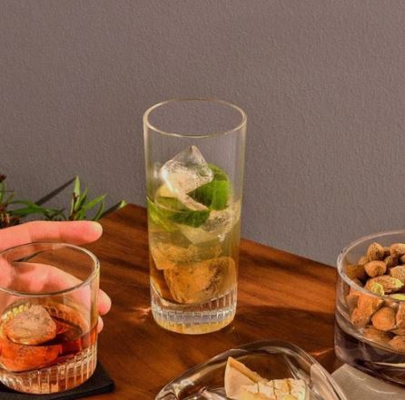 Caldera Short Highball Glasses 285ml, Set of 4