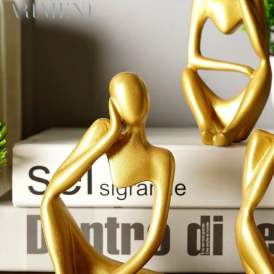 Abstract Thought Thinker Accent (Set of 3)