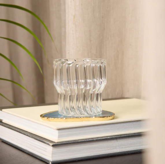 Fluted Drinking Glass - Small (Set of 2)
