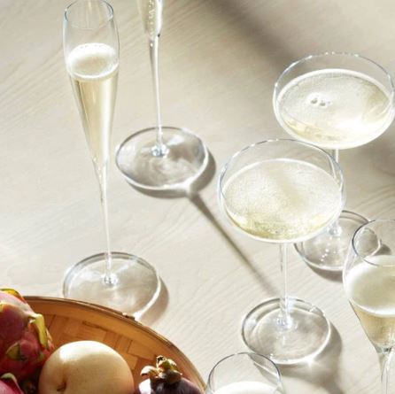 Wine Collection Champagne Saucers 300ml, Set of 4