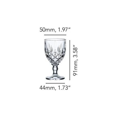 Noblesse Liqueur Goblets 57ml, Set of 4