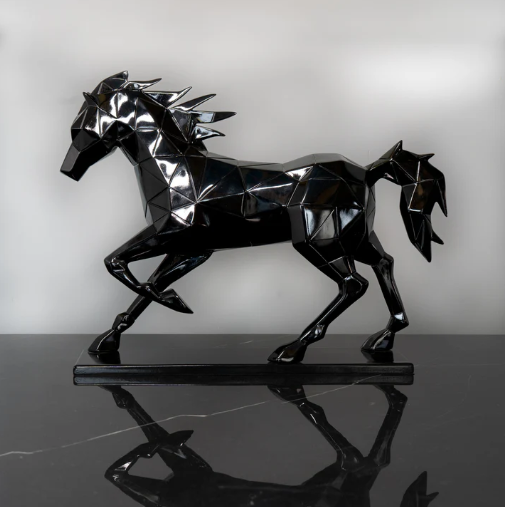 Ferrari Horse, Black