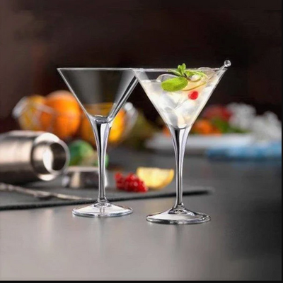 Vintage Martini Glasses 290ml, Set of 2