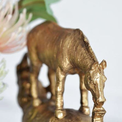 Stacked Savannah Sculpture Large - Gold