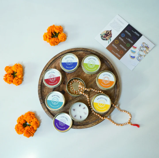 7-Chakra Candle Set