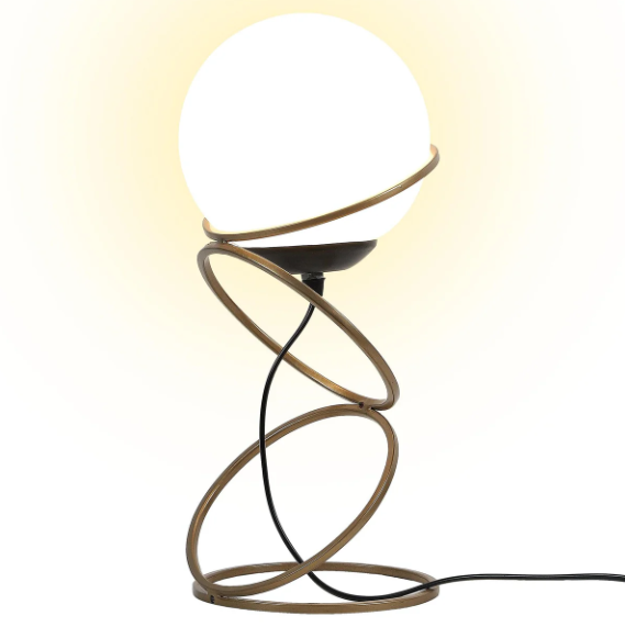 Lucca Gold Table Lamp With Metal Base By SS Lightings