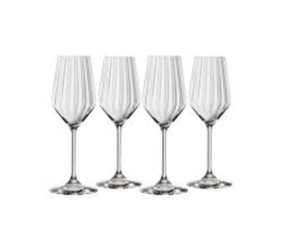 Lifestyle CRYSTAL FLUTE GLASS - SET OF 4 - MADE IN GERMANY
