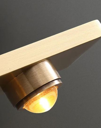 Golden Glow Mirror Wall Light - 7 Lights