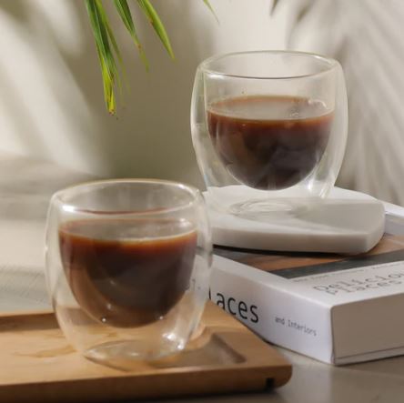 Brew Double Wall Glasses, Set of 2 - Mini