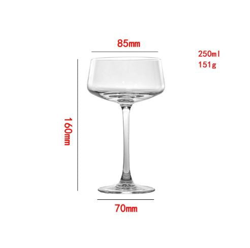 Tall Stem Cocktail Glass - Set Of 2