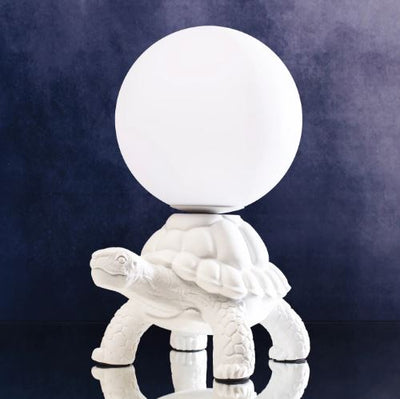 Glow shell turtle decor lamp