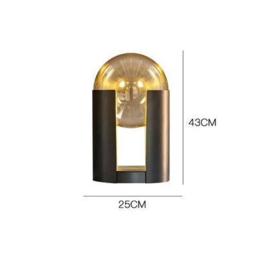 Modern glass led table lamp