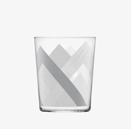 Peaks Tumblers 560ml, Set of 4 - Graphite